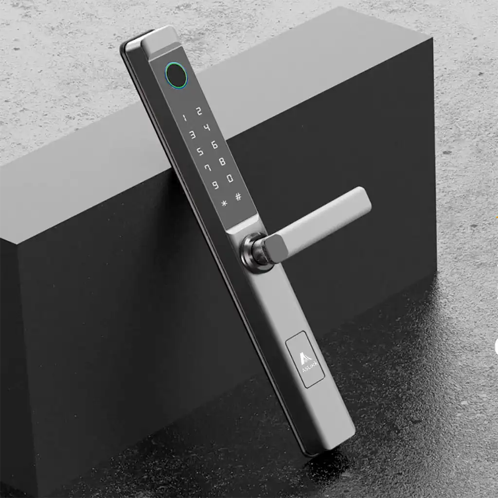 ASLock AN003AO – Khóa vân tay chống nước cho cửa khung hẹp và cửa lưới