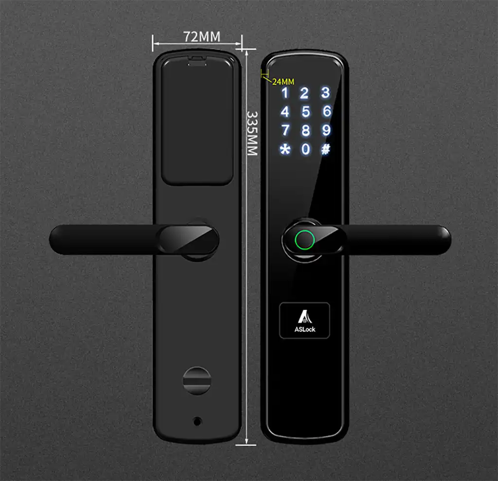 Khóa vân tay chống trộm ASLock AF026 – Giải pháp an ninh thông minh cho cửa gỗ hiện đại